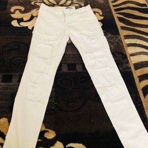 Fashion nova distressed jeans